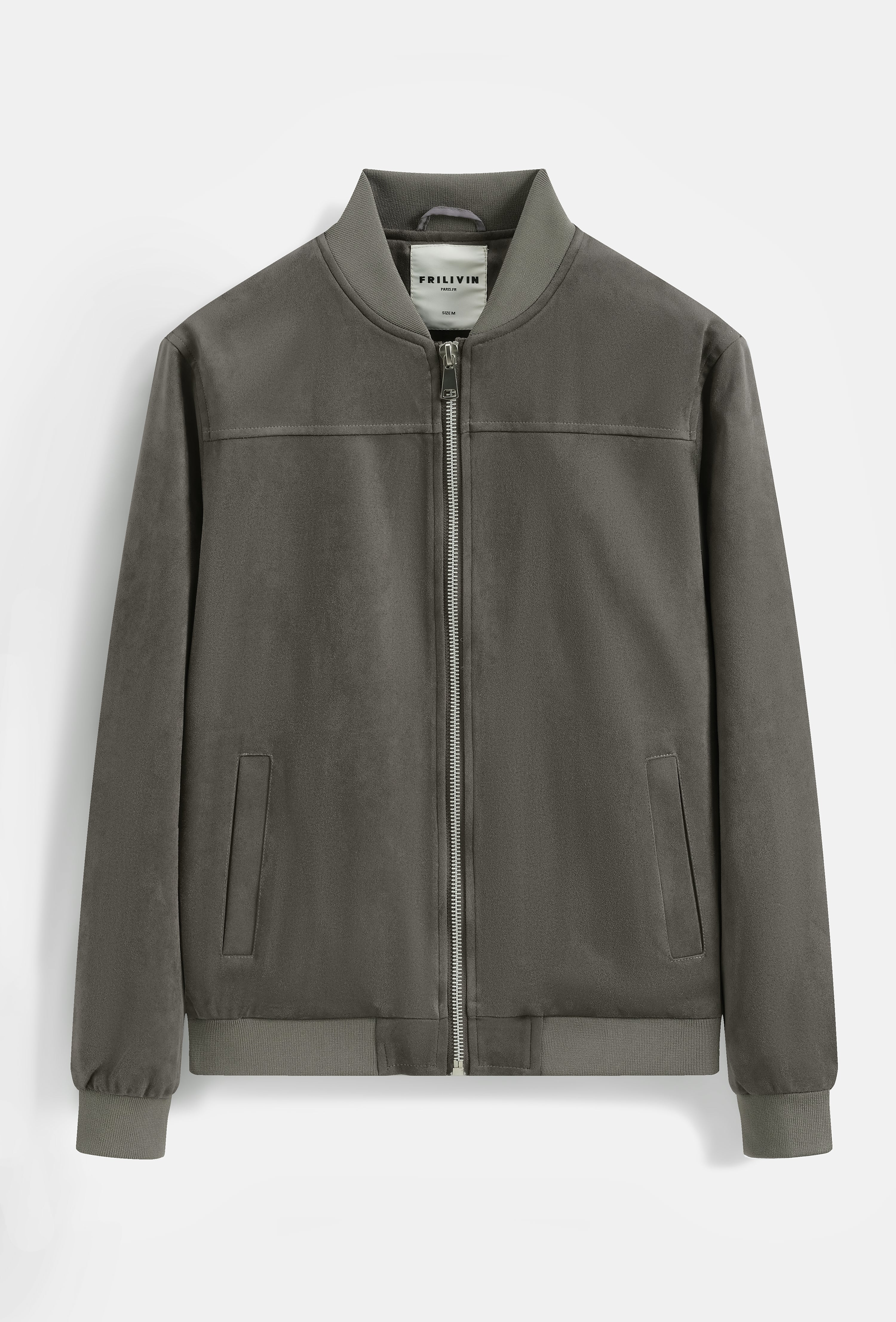 Blouson bomber zippé