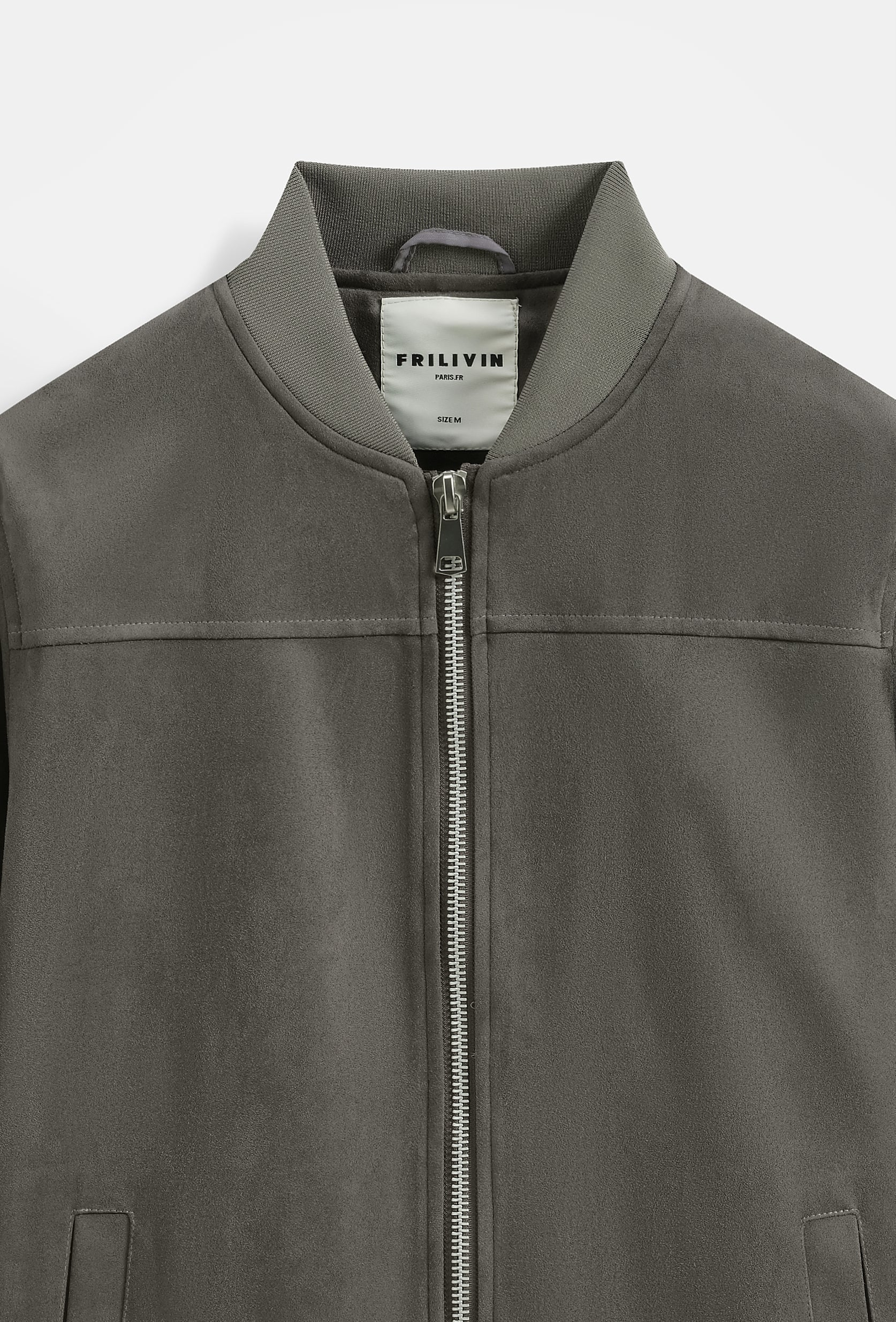 Blouson bomber zippé