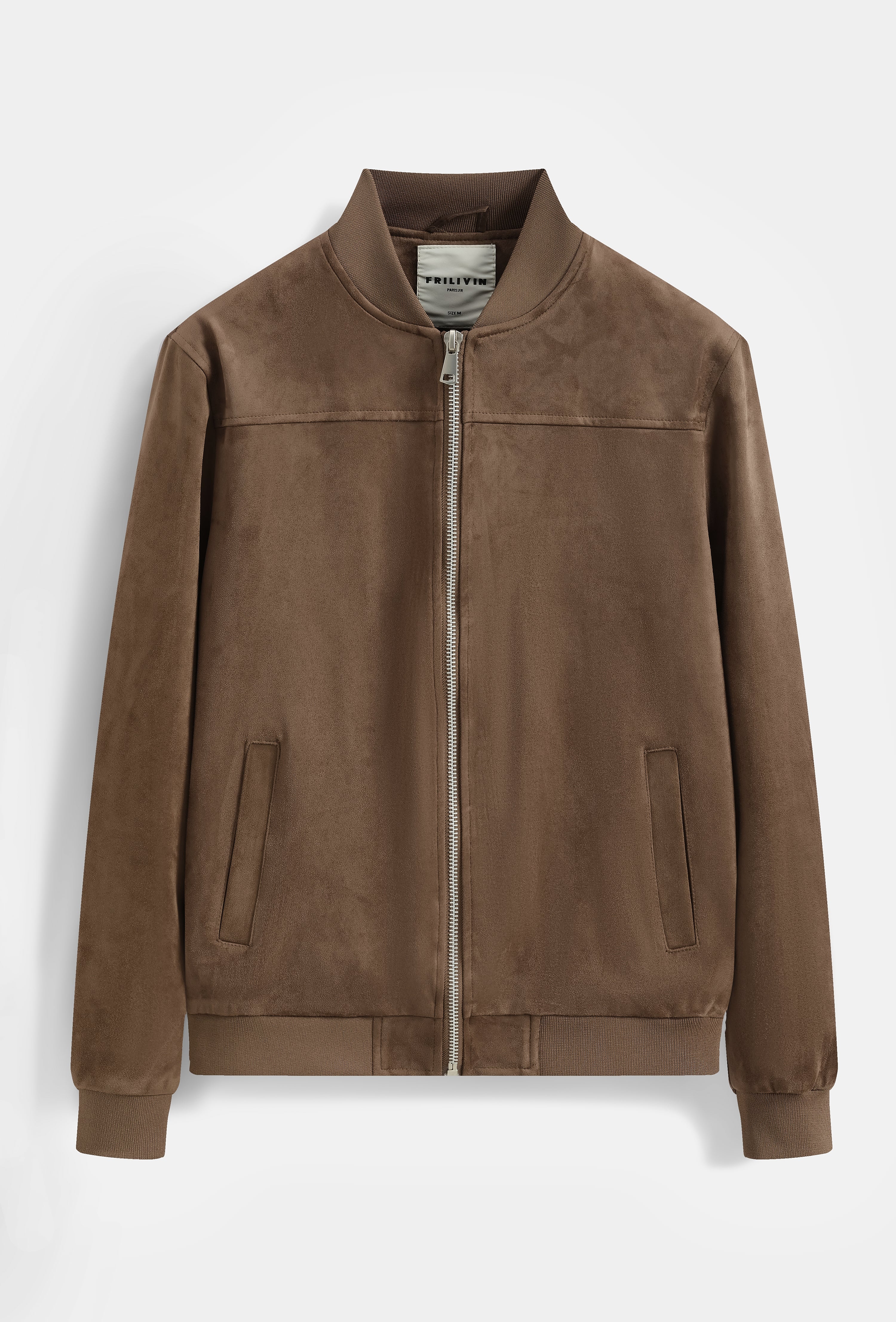 Blouson bomber zippé