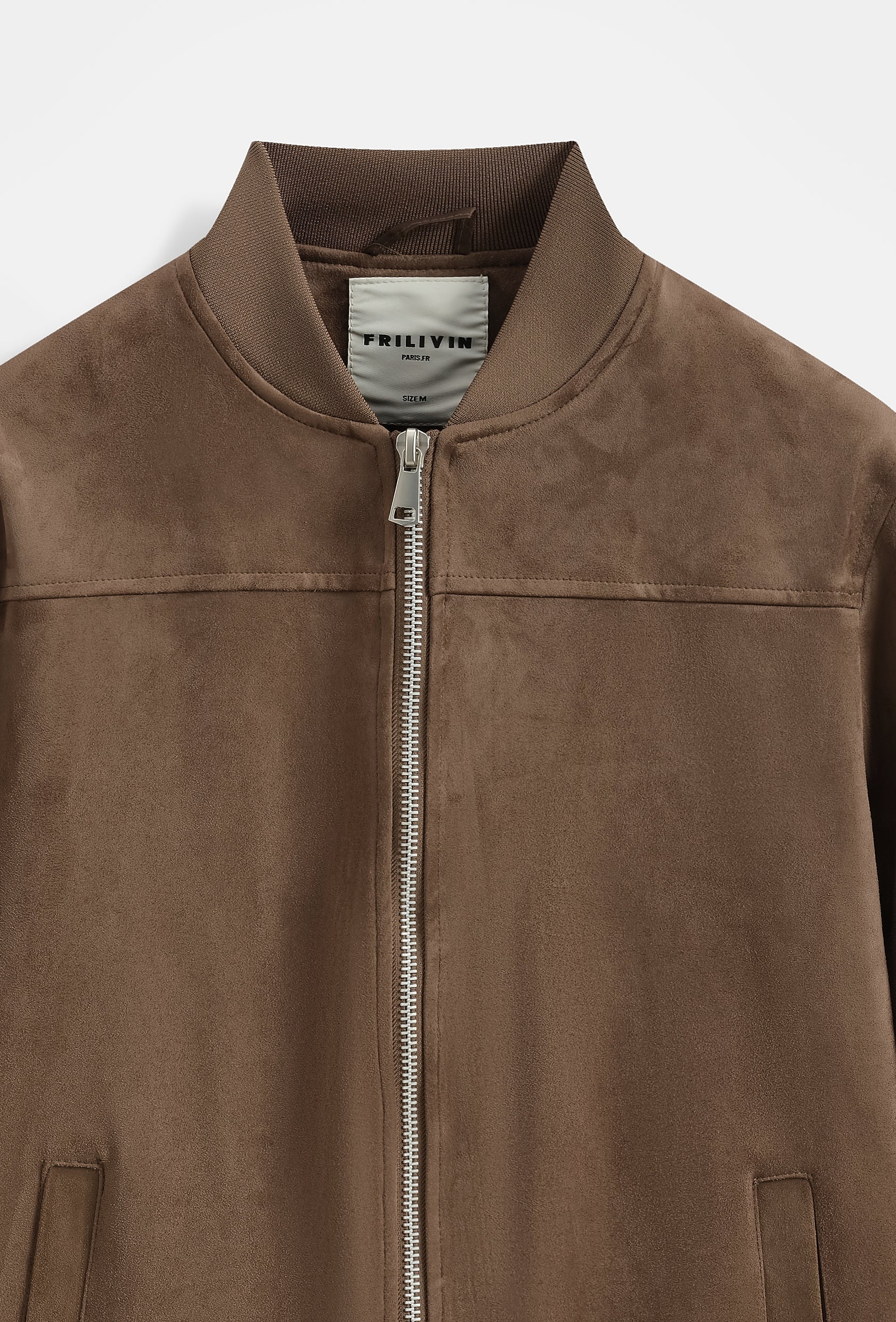 Blouson bomber zippé