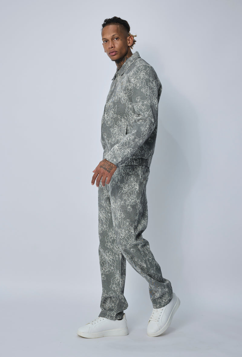 Ensemble veste pantalon imprimé