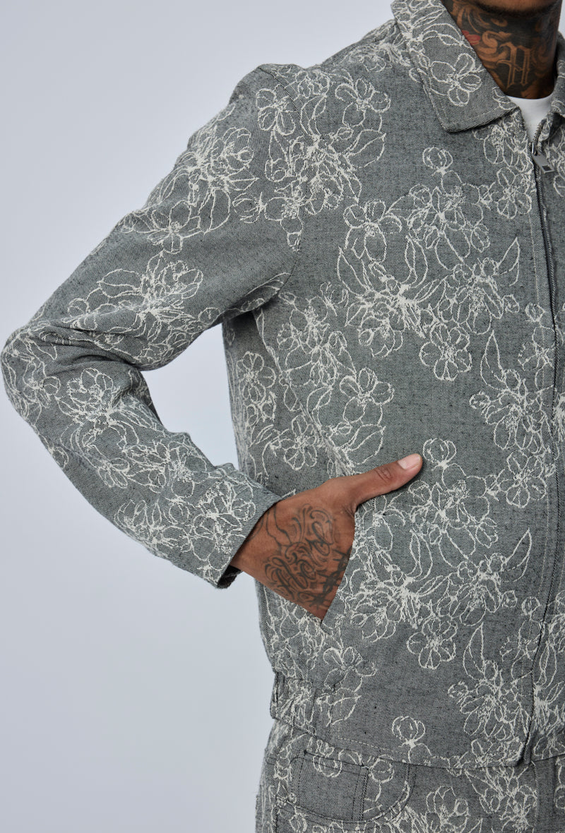 Ensemble veste pantalon imprimé