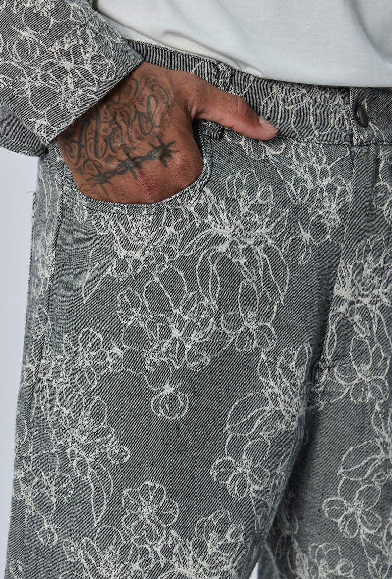 Ensemble veste pantalon imprimé