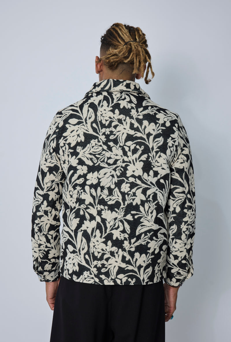 Veste zippée florale