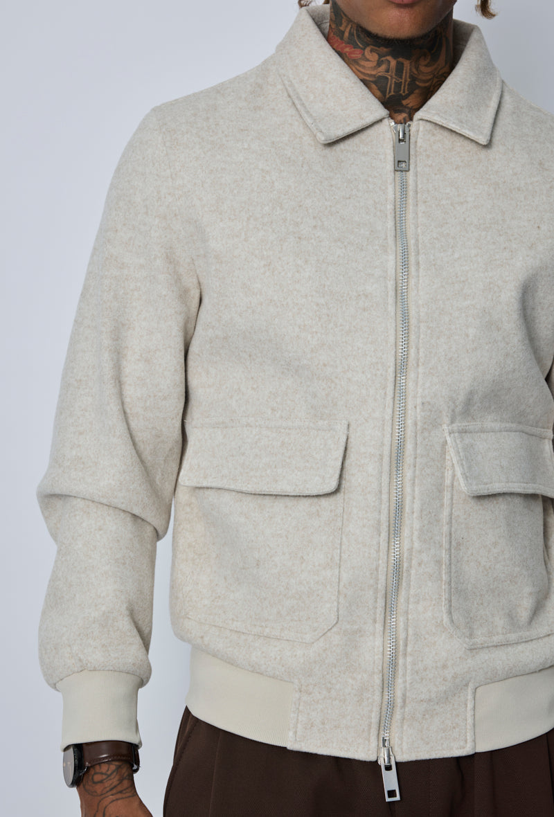 Blouson zippé