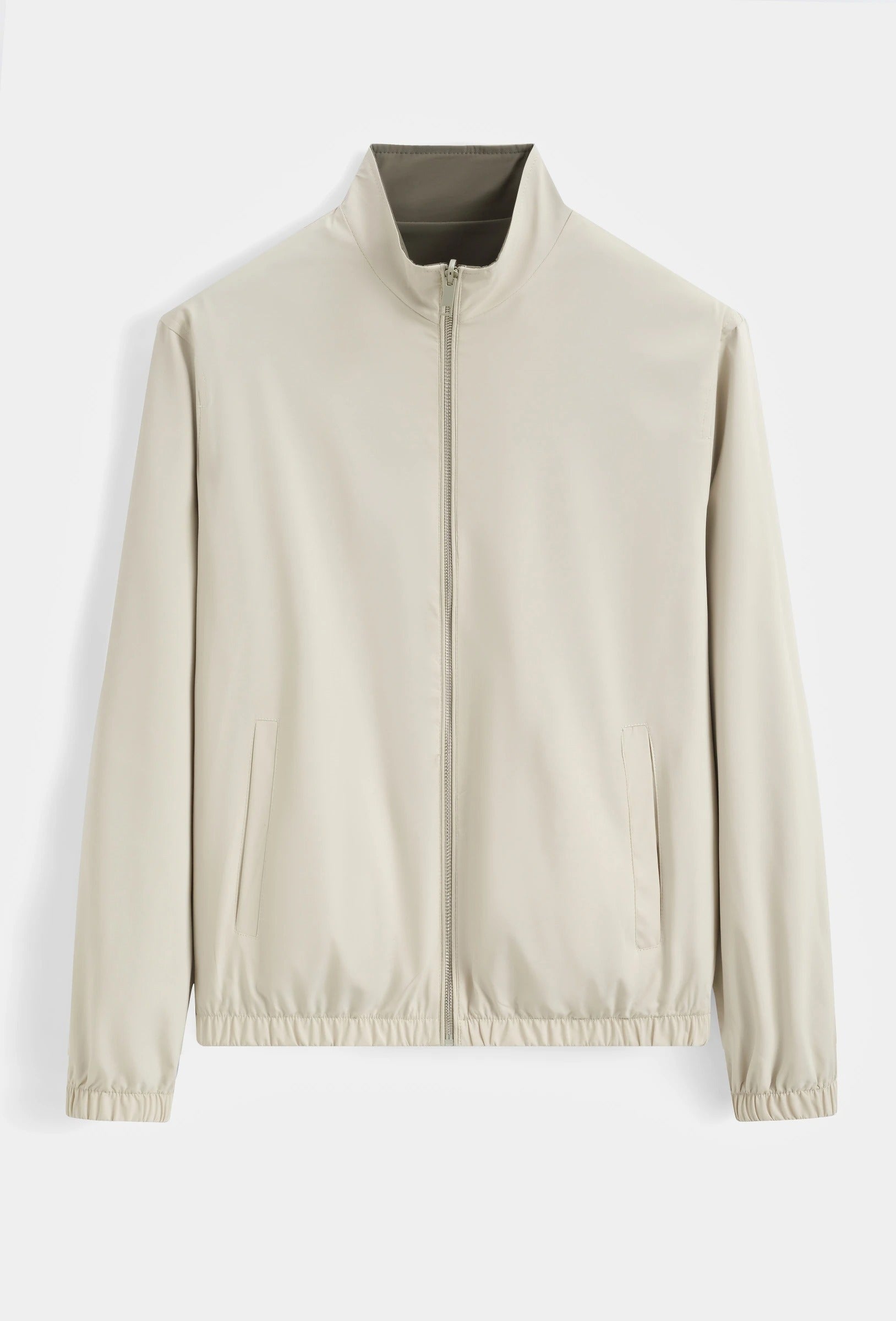 Veste zippée col montant