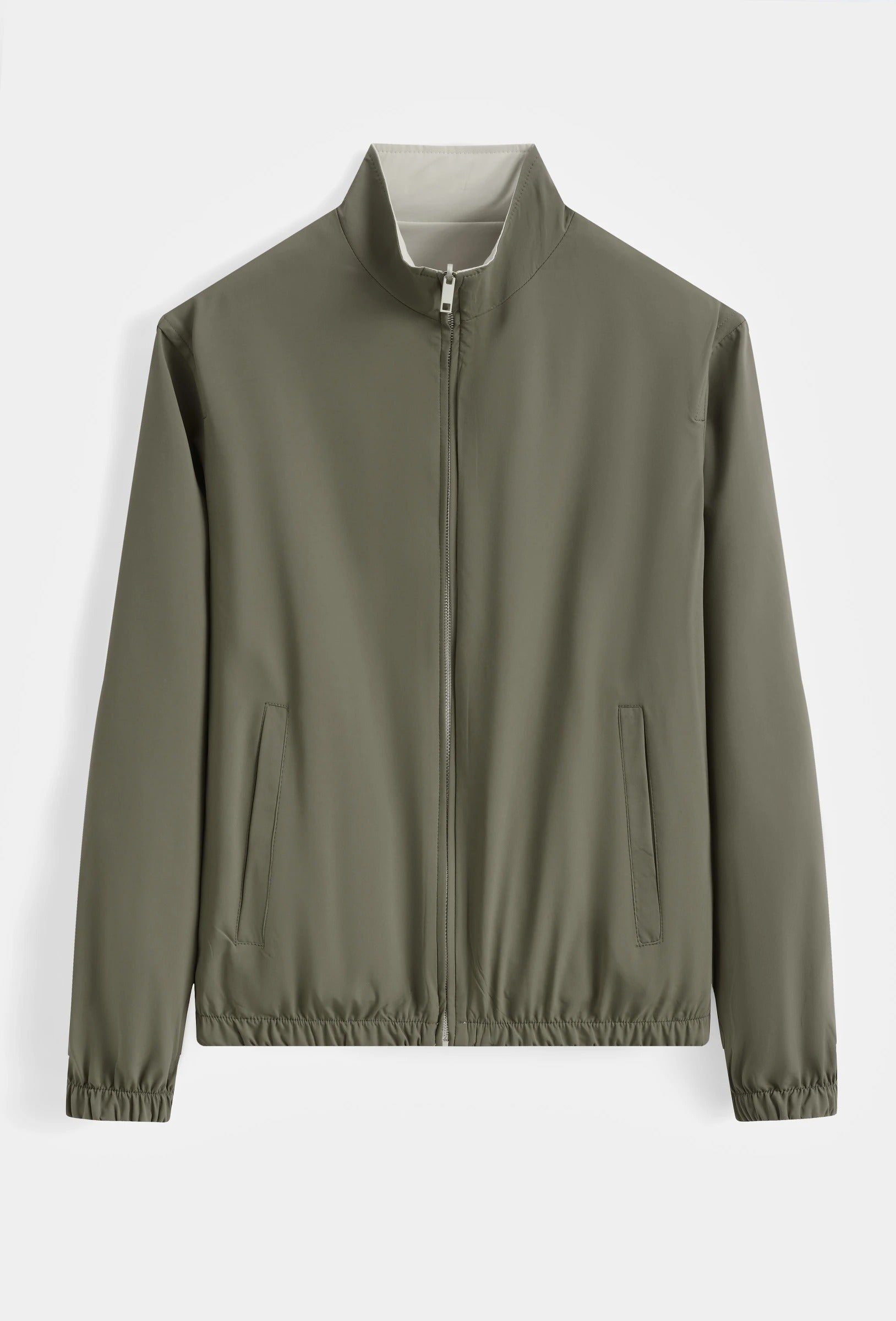 Veste zippée col montant