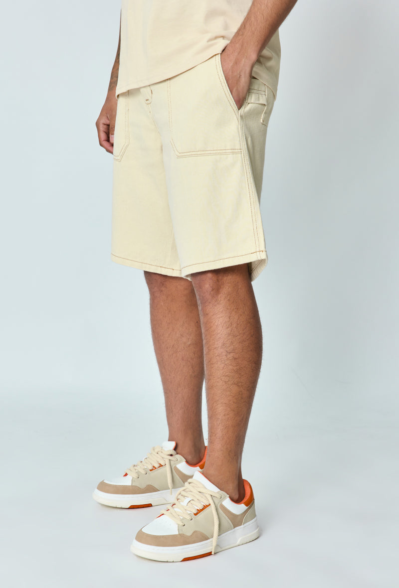 Regular fit cargo shorts