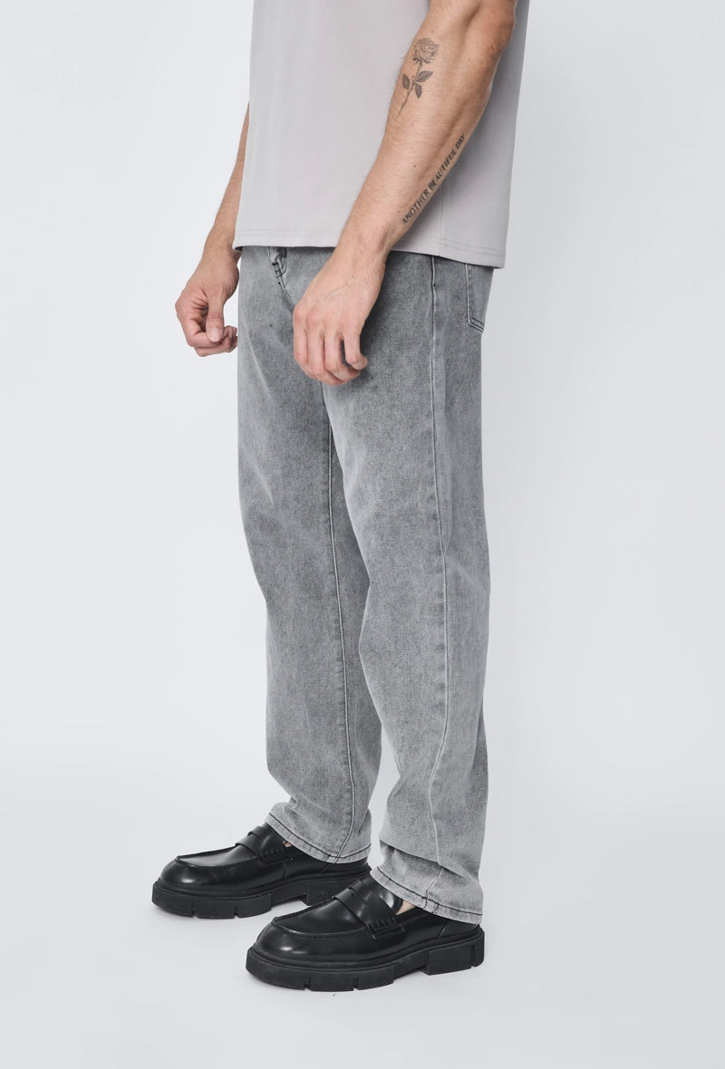Oversized straight urban jeans