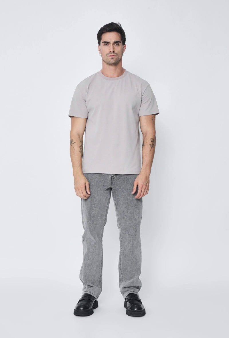 Oversized straight urban jeans