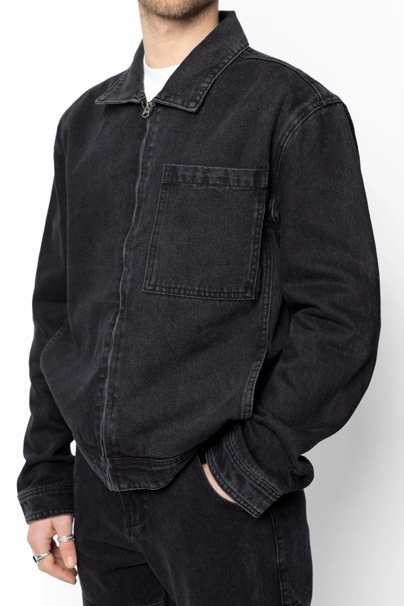 Ensemble pantalon en jean noir