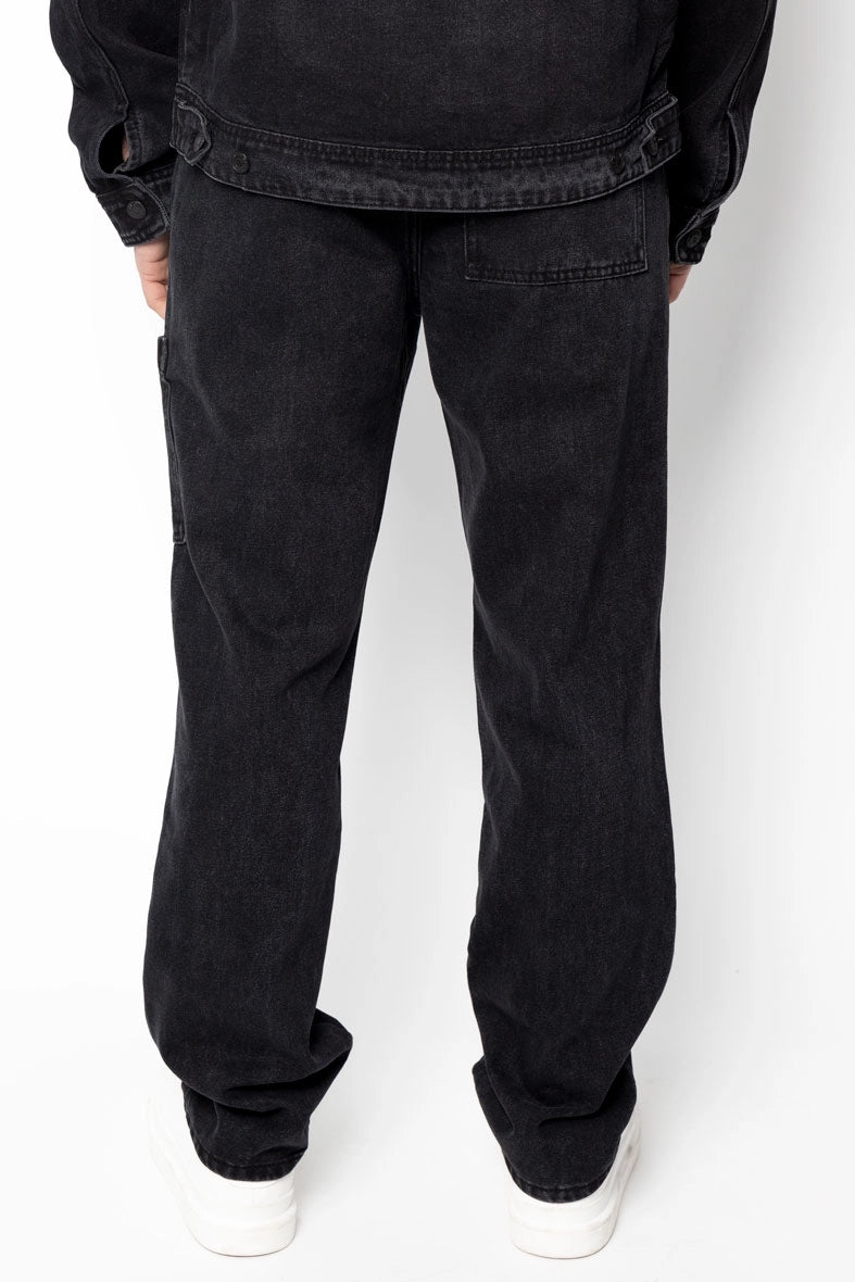 Ensemble pantalon en jean noir