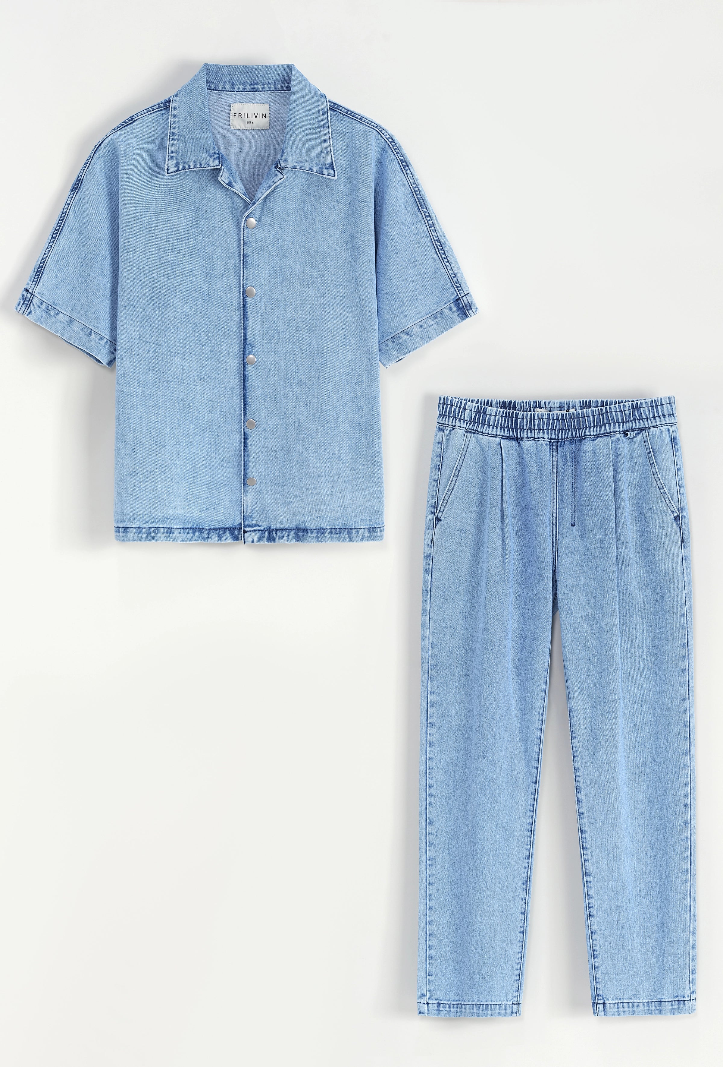 Ensemble chemise pantalon oversize