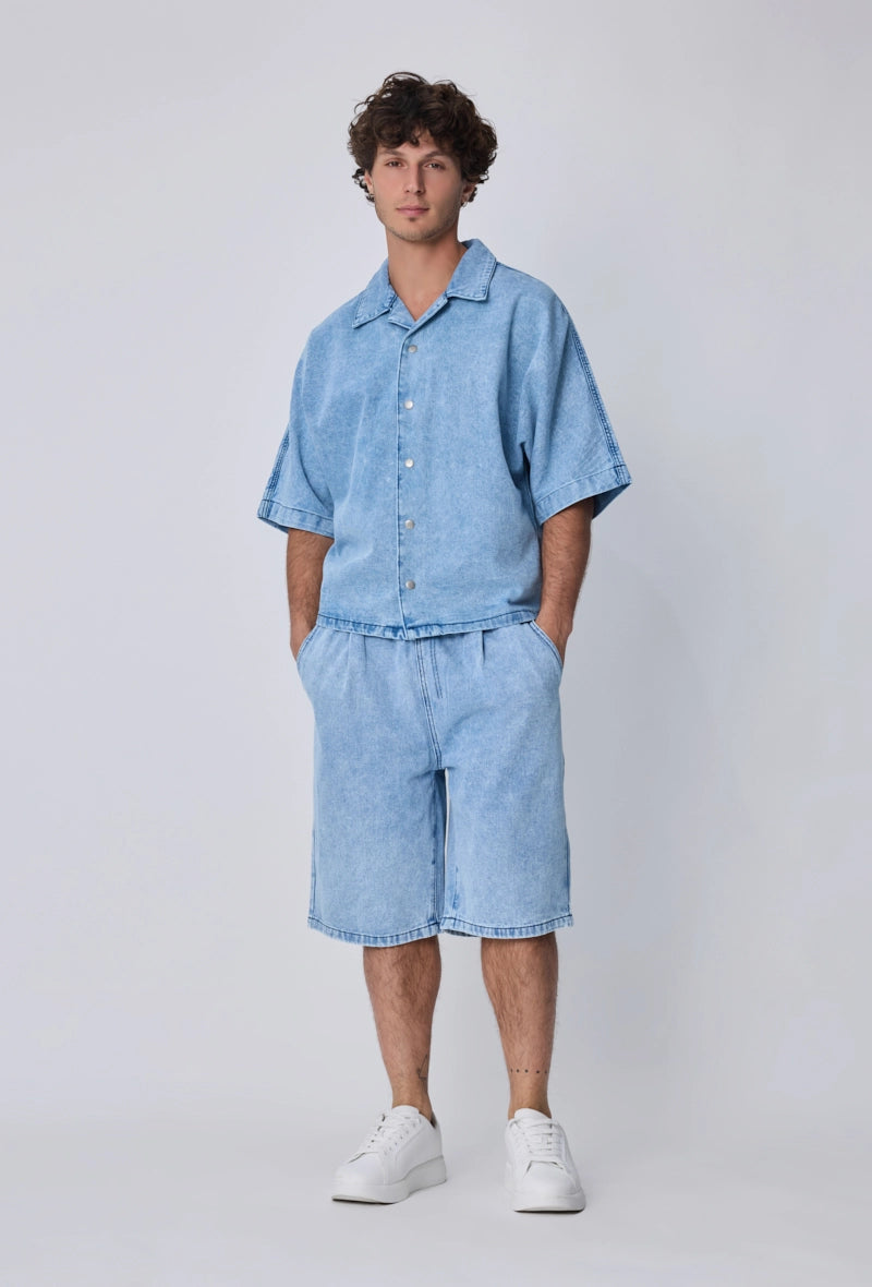 Ensemble chemise short décontracté pratique