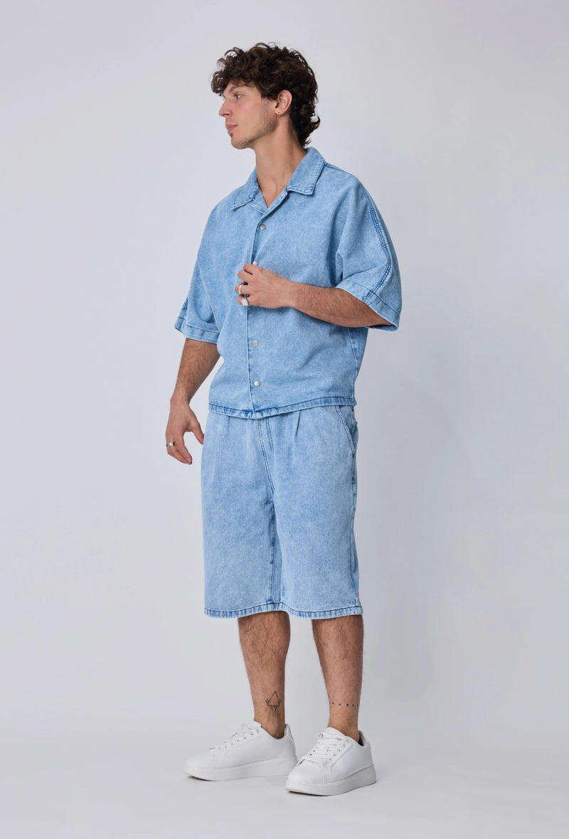 Ensemble chemise short décontracté pratique