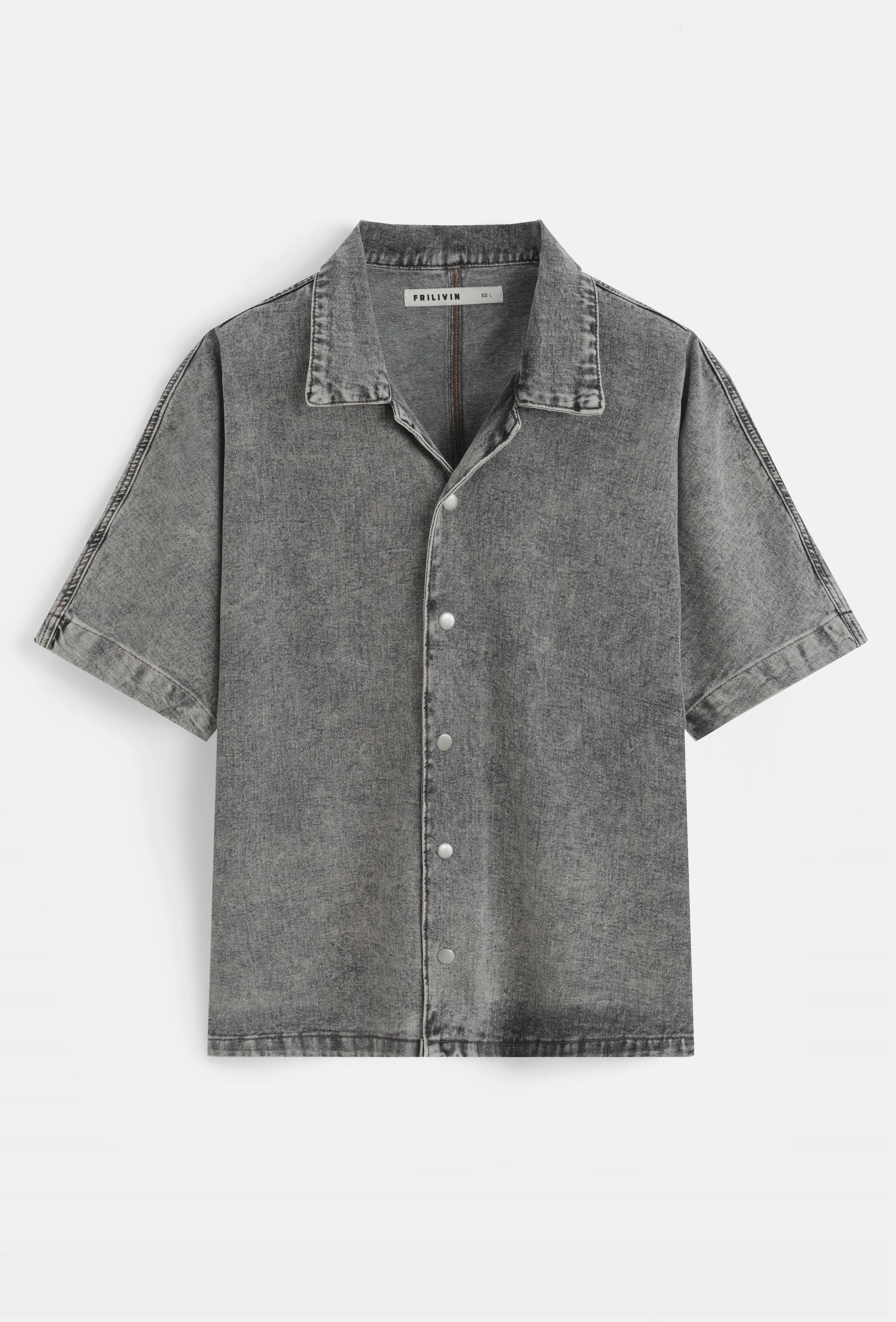 Ensemble chemise short en jean confort et style décontracté