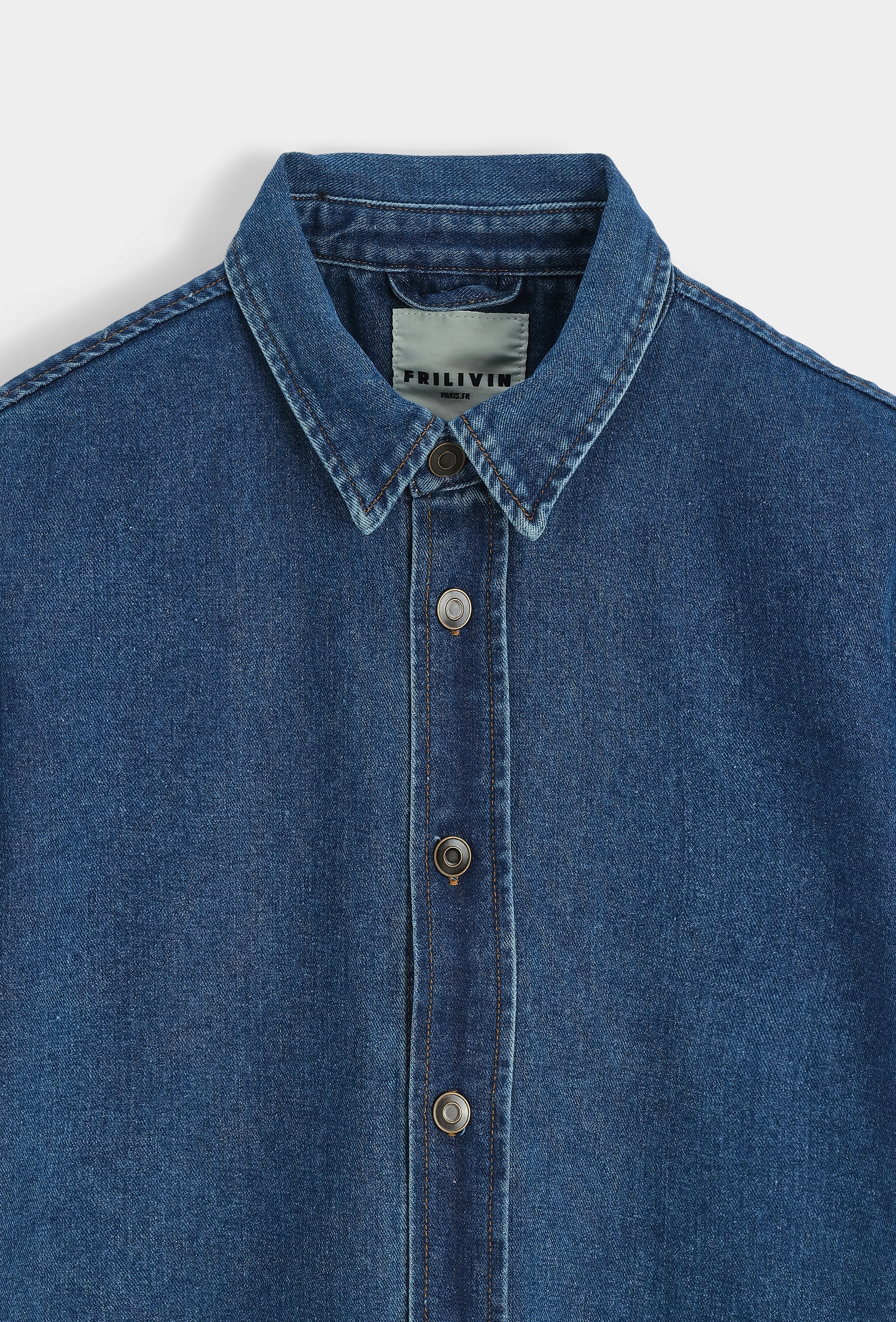 Ensemble chemise short en jean confort et style décontracté