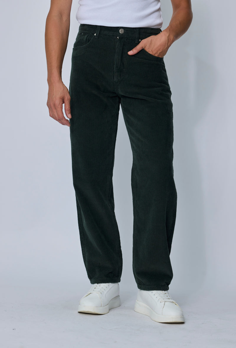 Pantalon casual côtelé