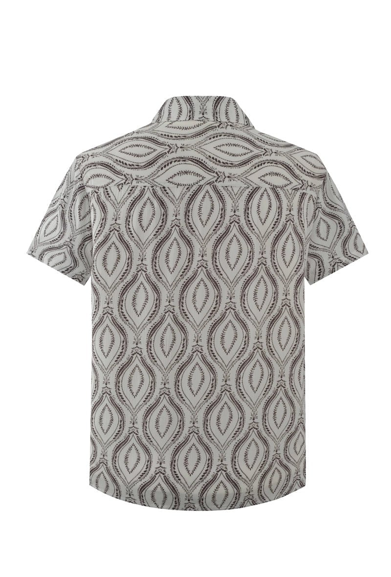 Chemise élégante à motif géométrique - Frilivin