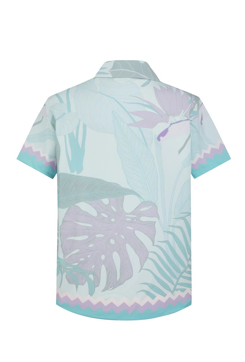 Chemise élégante arborant un imprimé pastel - Frilivin