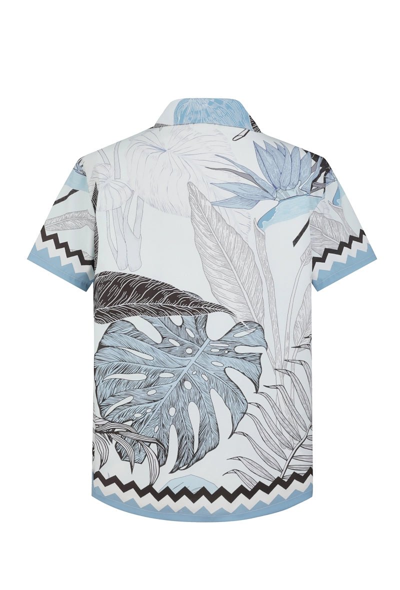 Chemise élégante arborant un imprimé pastel - Frilivin