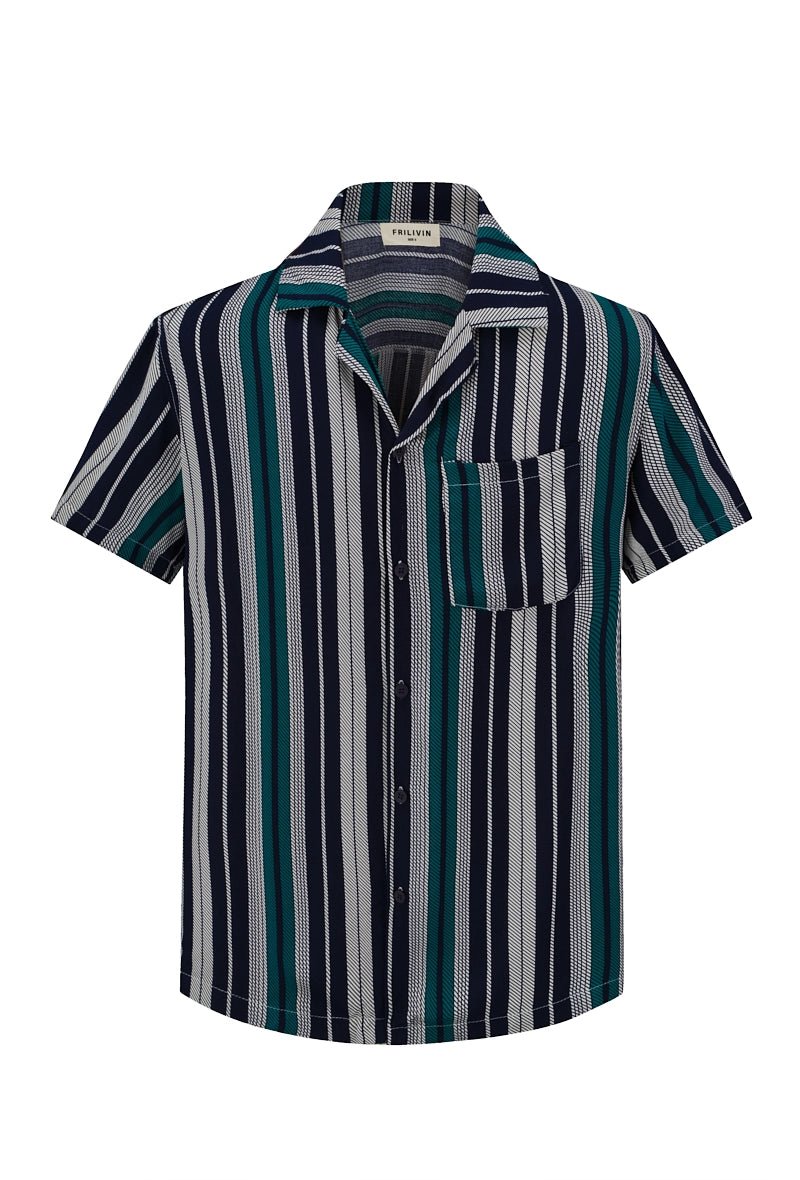 Chemise habillée à rayures verticales - Frilivin
