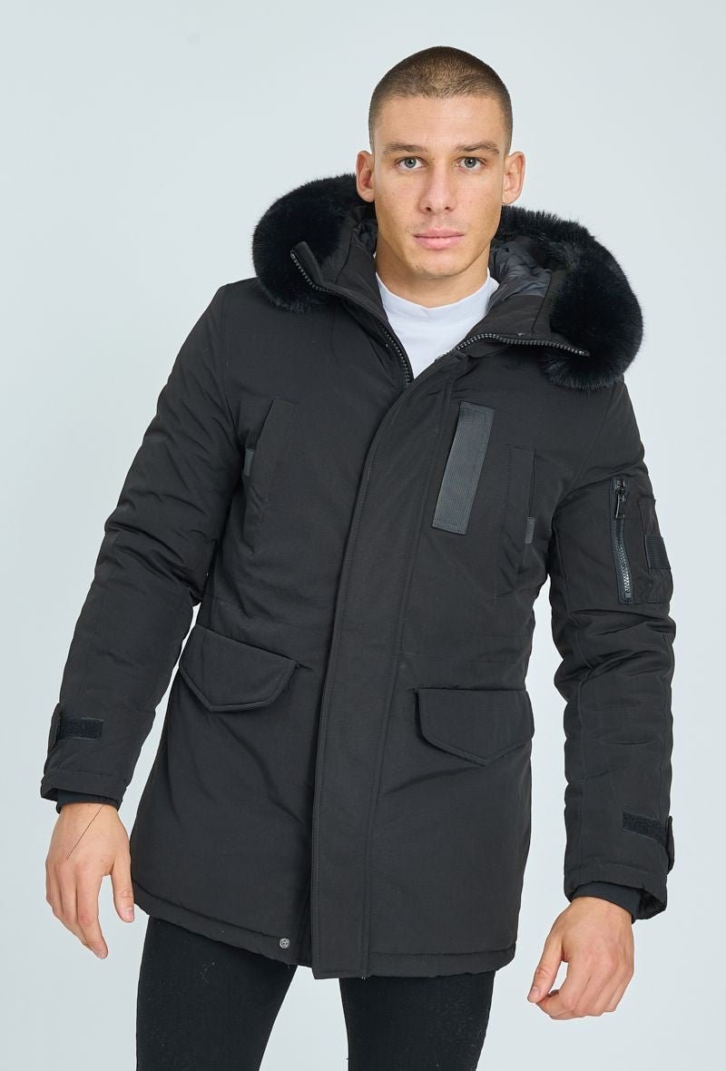 Doudoune Parka Homme Doudoune A Capuche Fourrure Homme Parka Homme