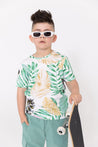 Enfant t-shirt à motifs fleuri - Frilivin