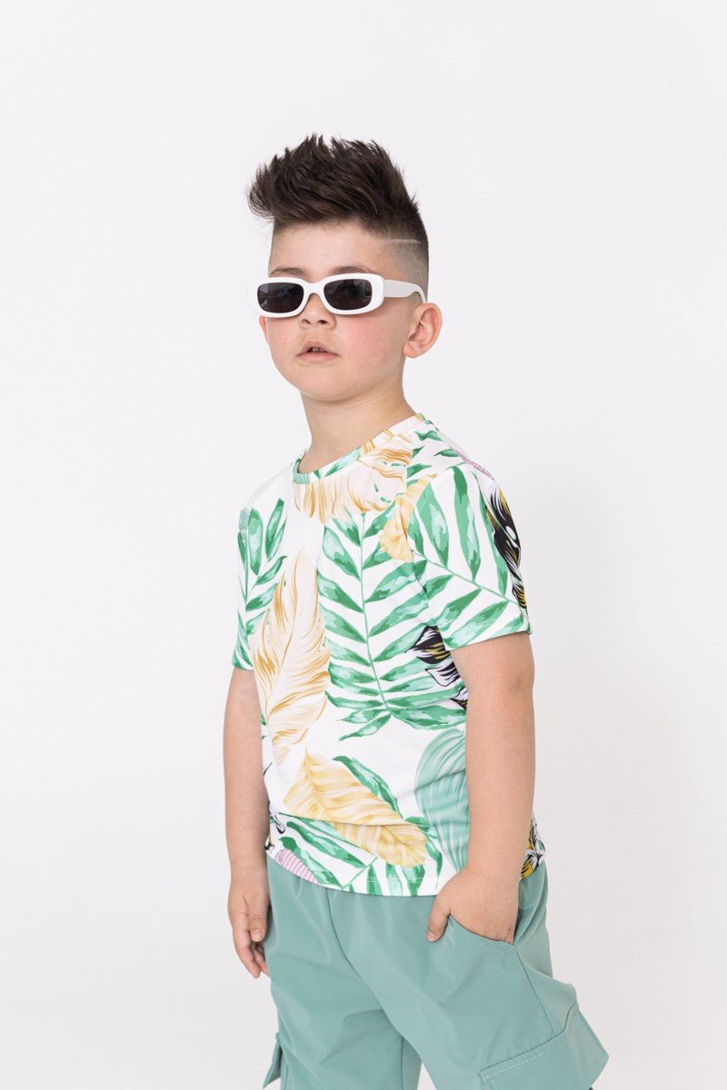 Enfant t-shirt à motifs fleuri - Frilivin