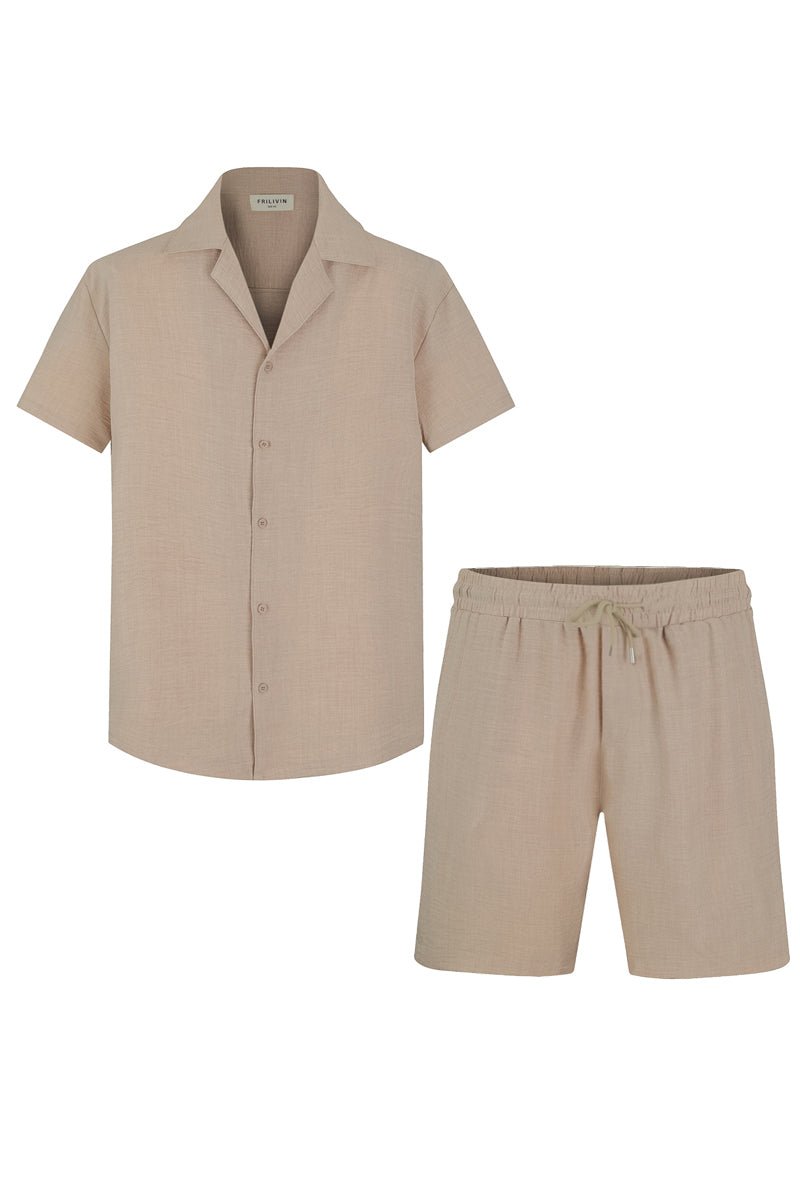 Ensemble chemise manches courtes short - Frilivin