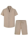 Ensemble chemise manches courtes short - Frilivin