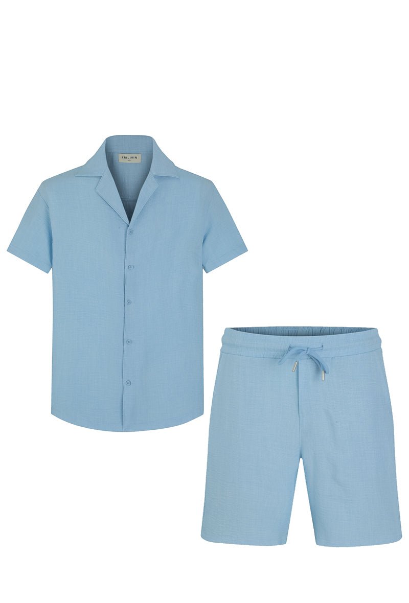 Ensemble chemise manches courtes short - Frilivin