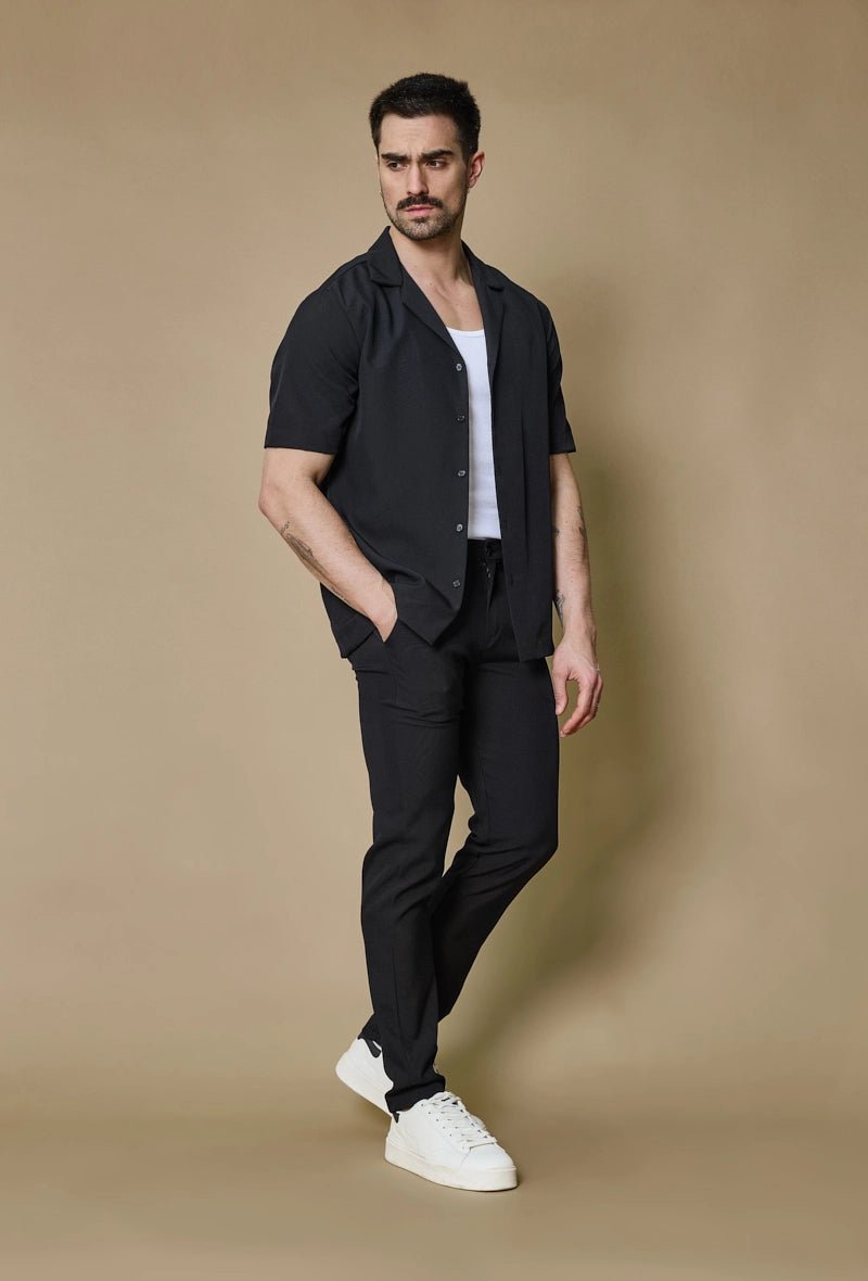 Ensemble chemise pantalon uni - Frilivin