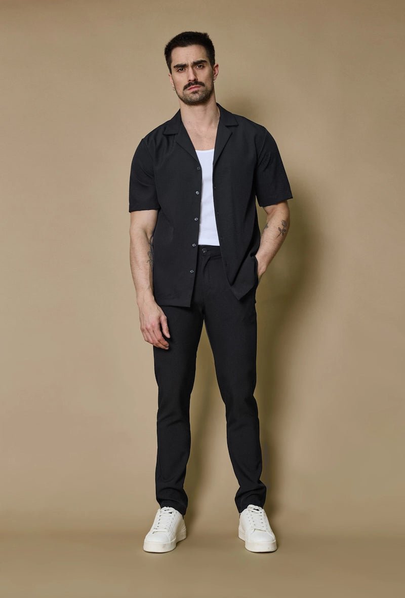 Ensemble chemise pantalon uni - Frilivin