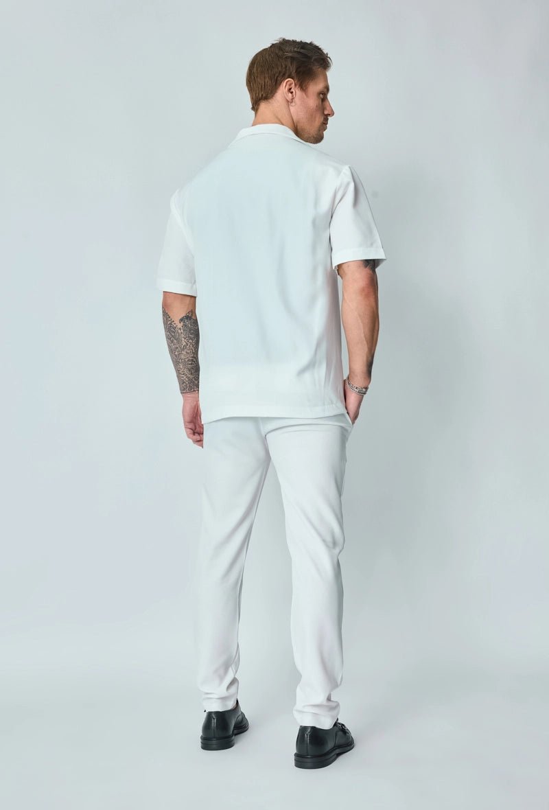 Ensemble chemise pantalon uni - Frilivin