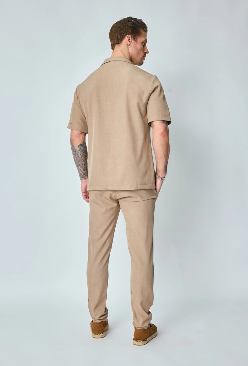 Ensemble chemise pantalon uni - Frilivin