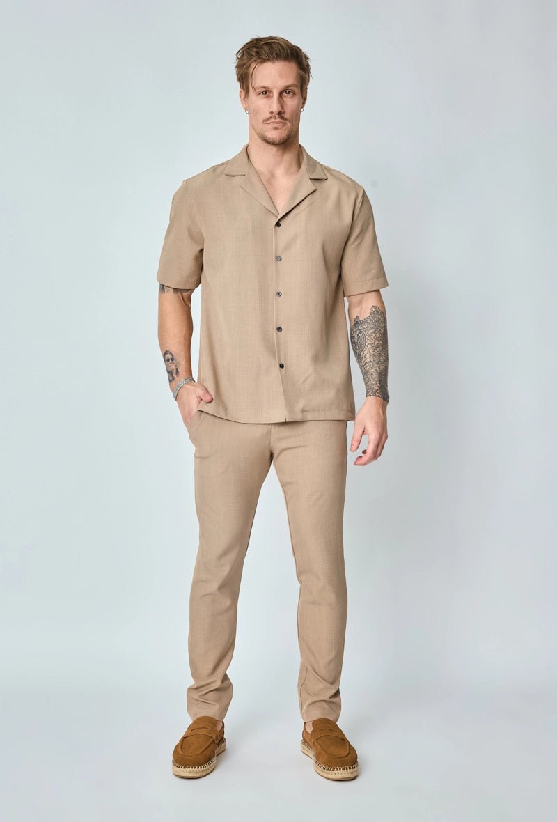 Ensemble chemise pantalon uni - Frilivin
