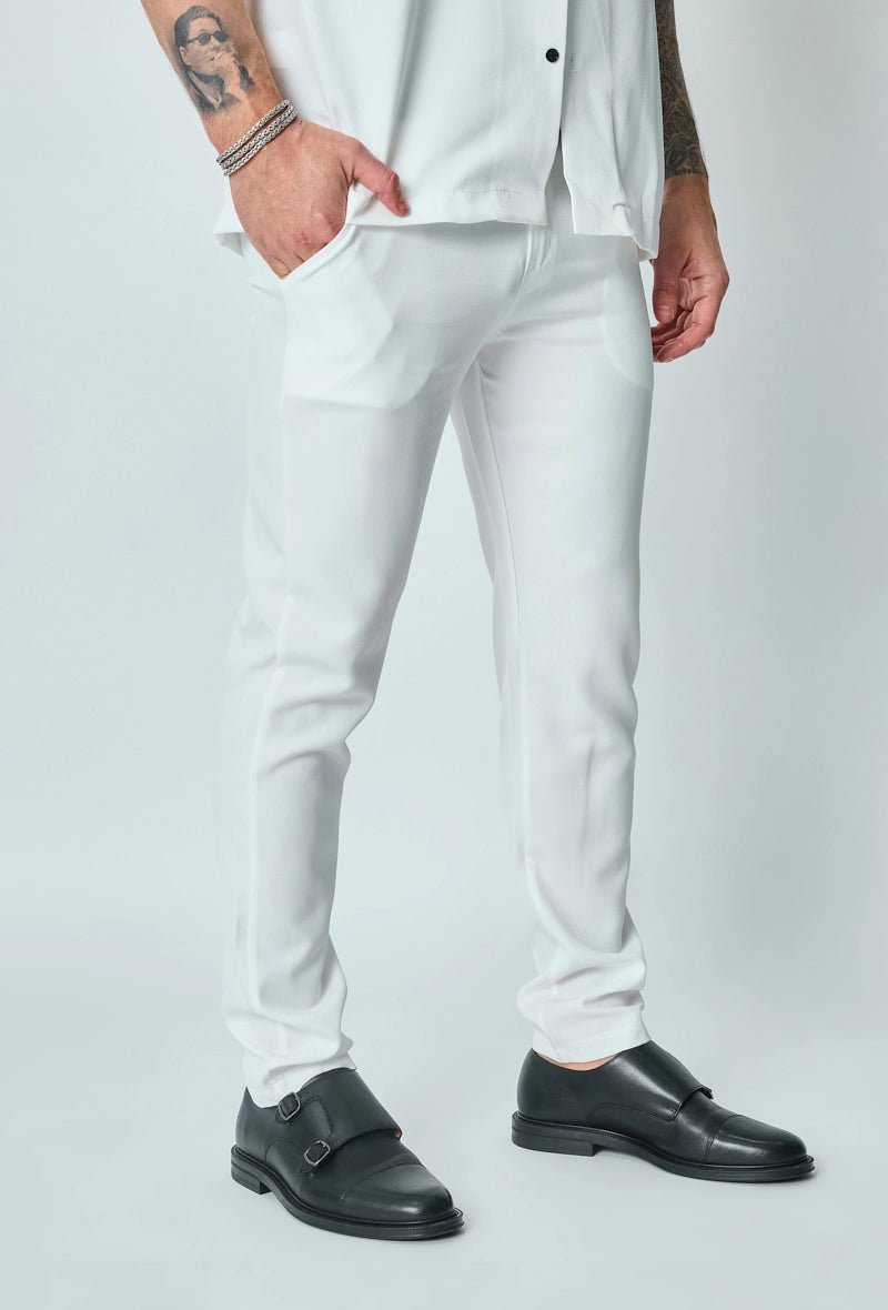 Ensemble chemise pantalon uni - Frilivin