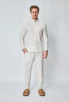 Ensemble chemise pantalon uni fin - Frilivin