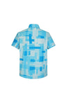 Ensemble chemise short à motifs abstrait - Frilivin