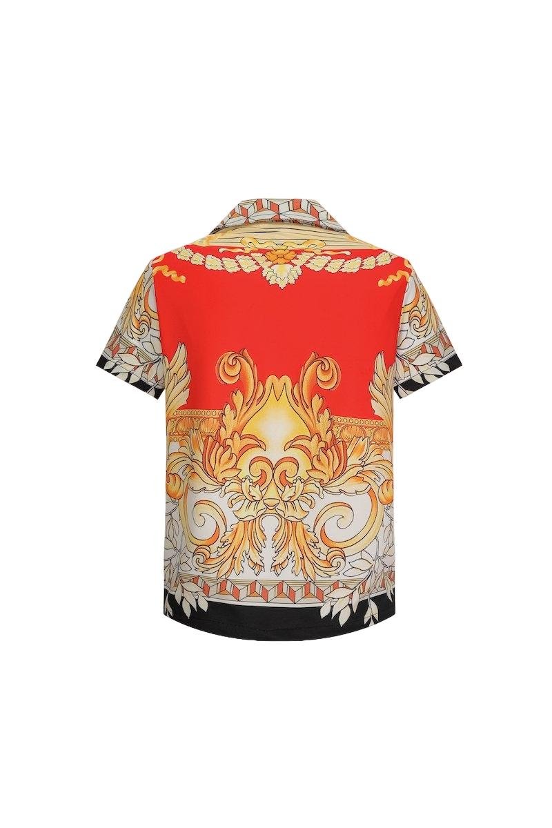 Ensemble chemise short à motifs baroque - Frilivin