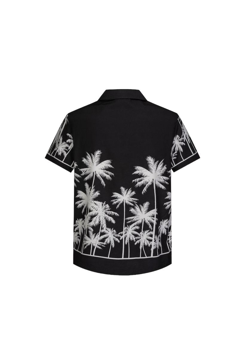 Ensemble chemise short à motifs palmier - Frilivin