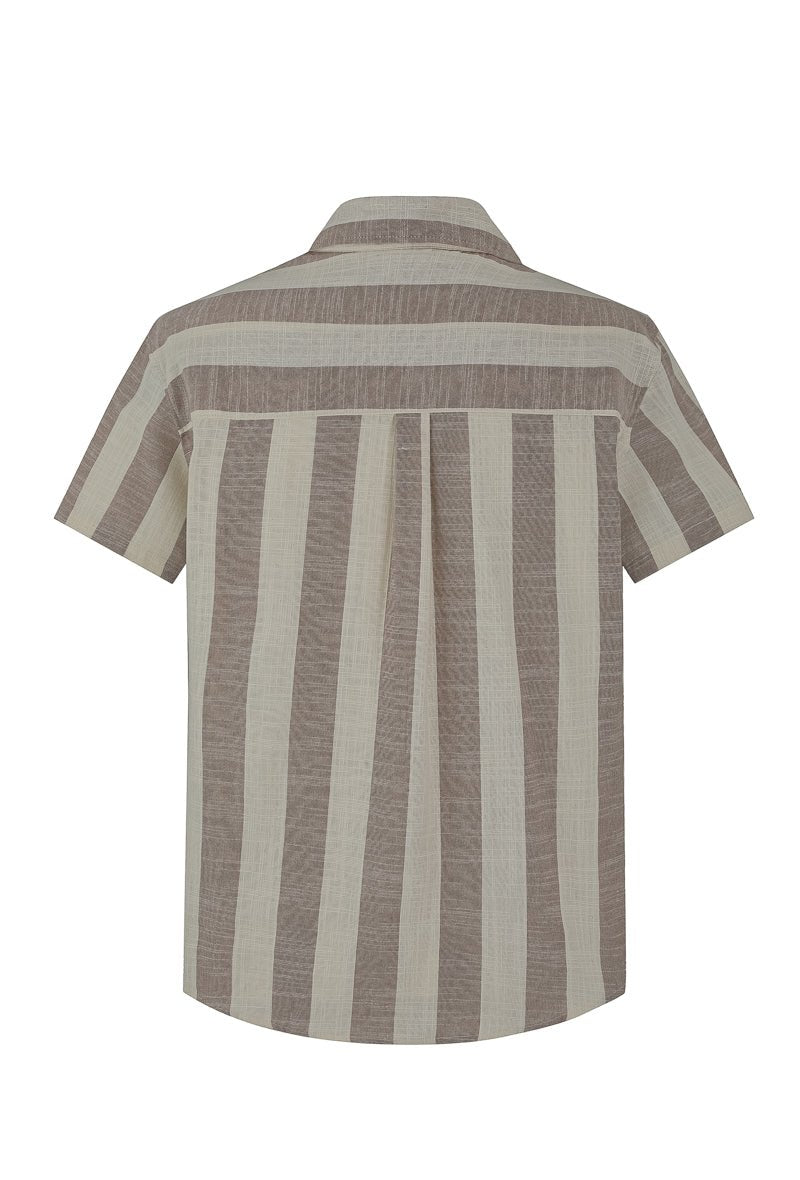 Ensemble chemise short à rayure - Frilivin