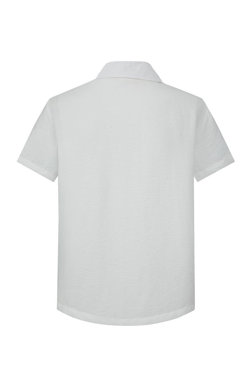 Ensemble chemise short bicolore - Frilivin