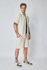 Ensemble chemise short décontracté - Frilivin