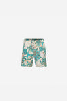Ensemble chemise short fleuri à motifs baroque - Frilivin