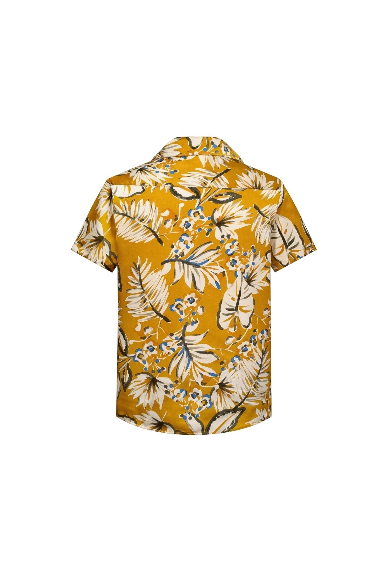 Ensemble chemise short fleuri à motifs floral - Frilivin