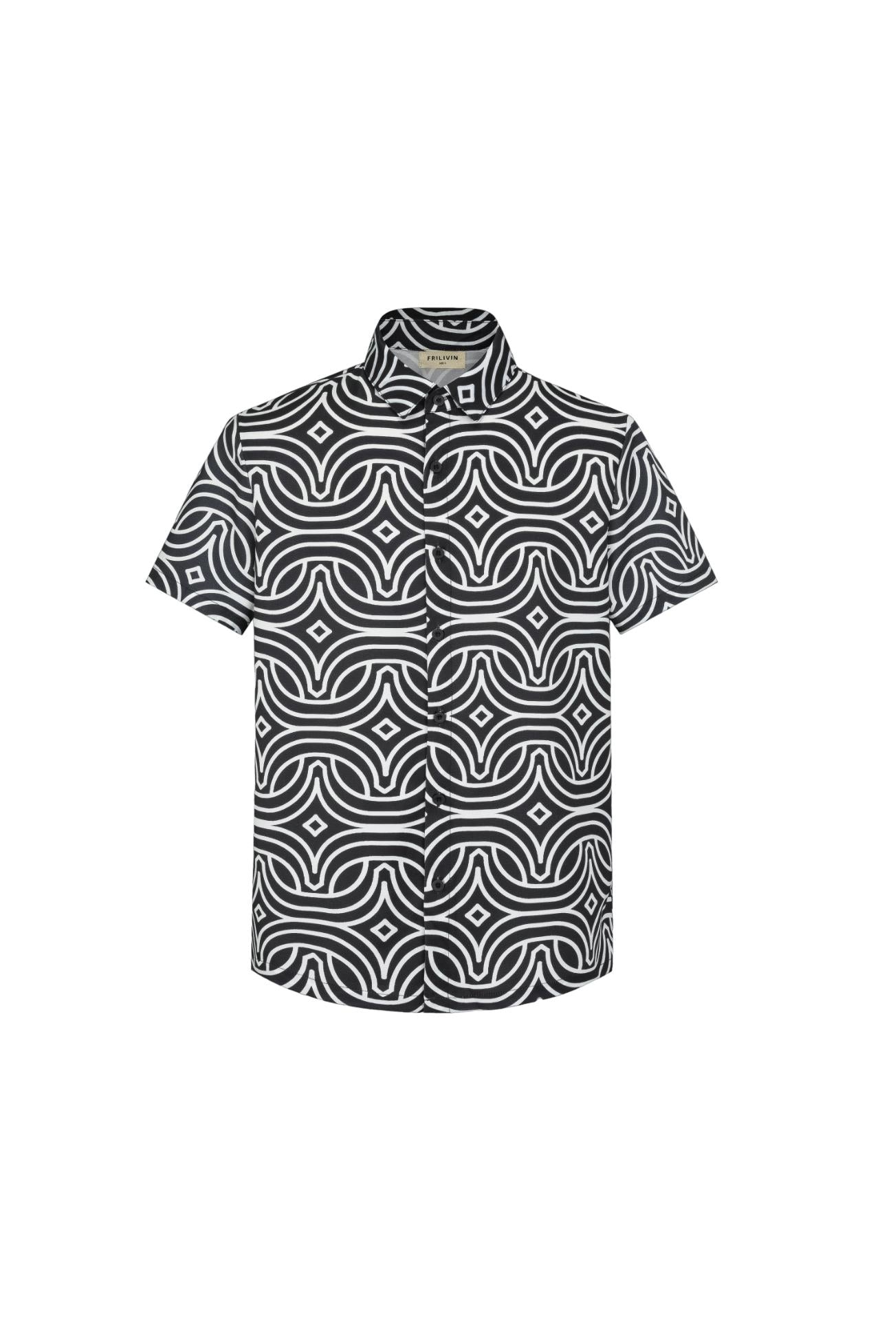 Ensemble chemise short graphique - Frilivin