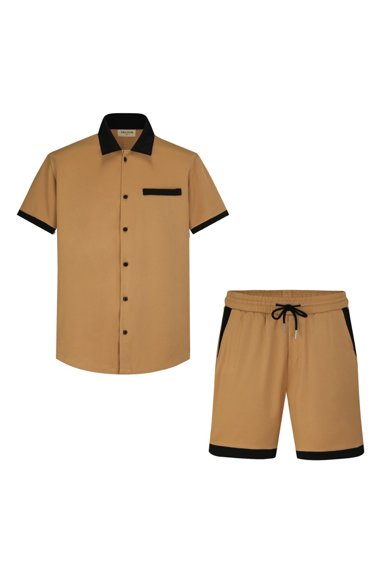 Ensemble chemise short style bowling - Frilivin