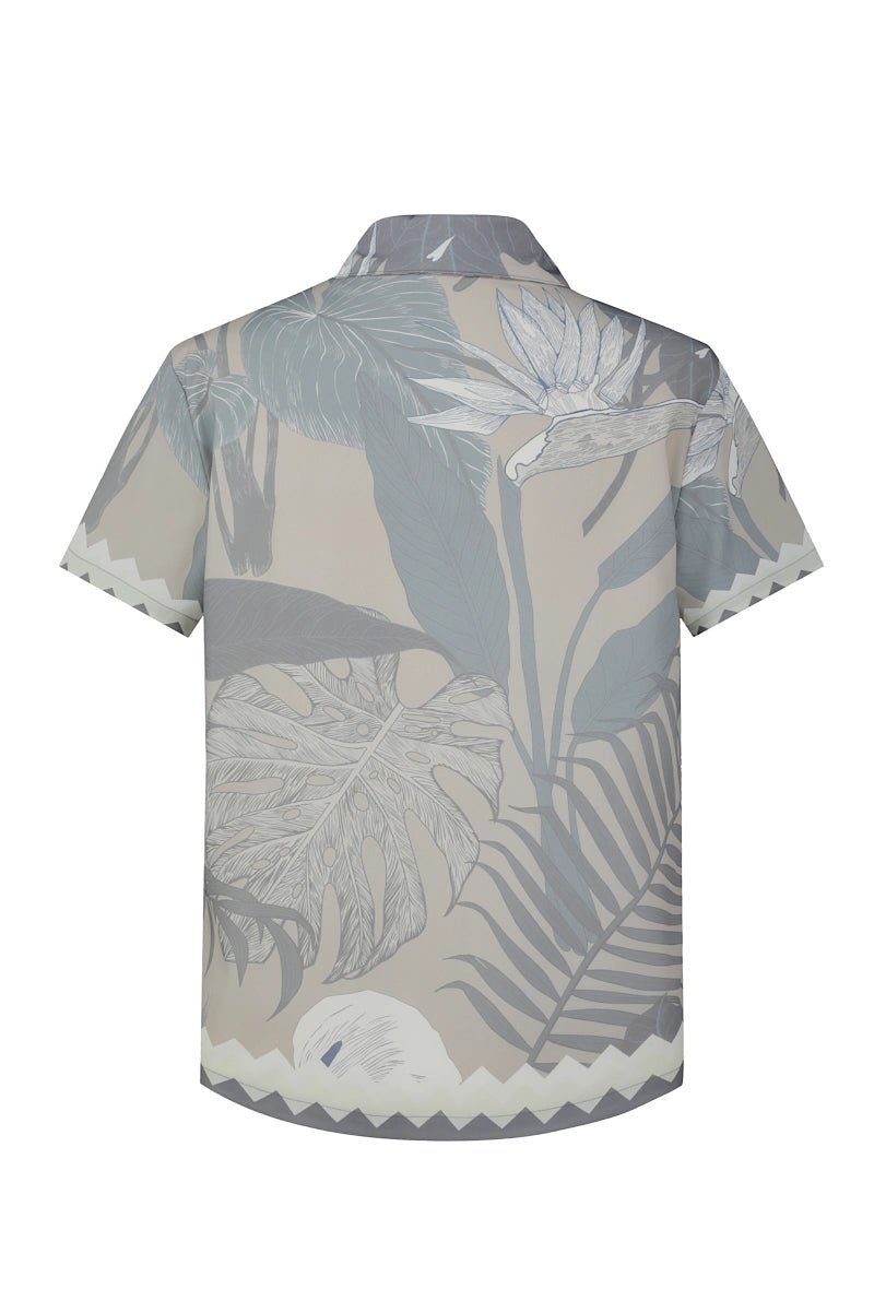 Ensemble chemise short tropical chic - Frilivin